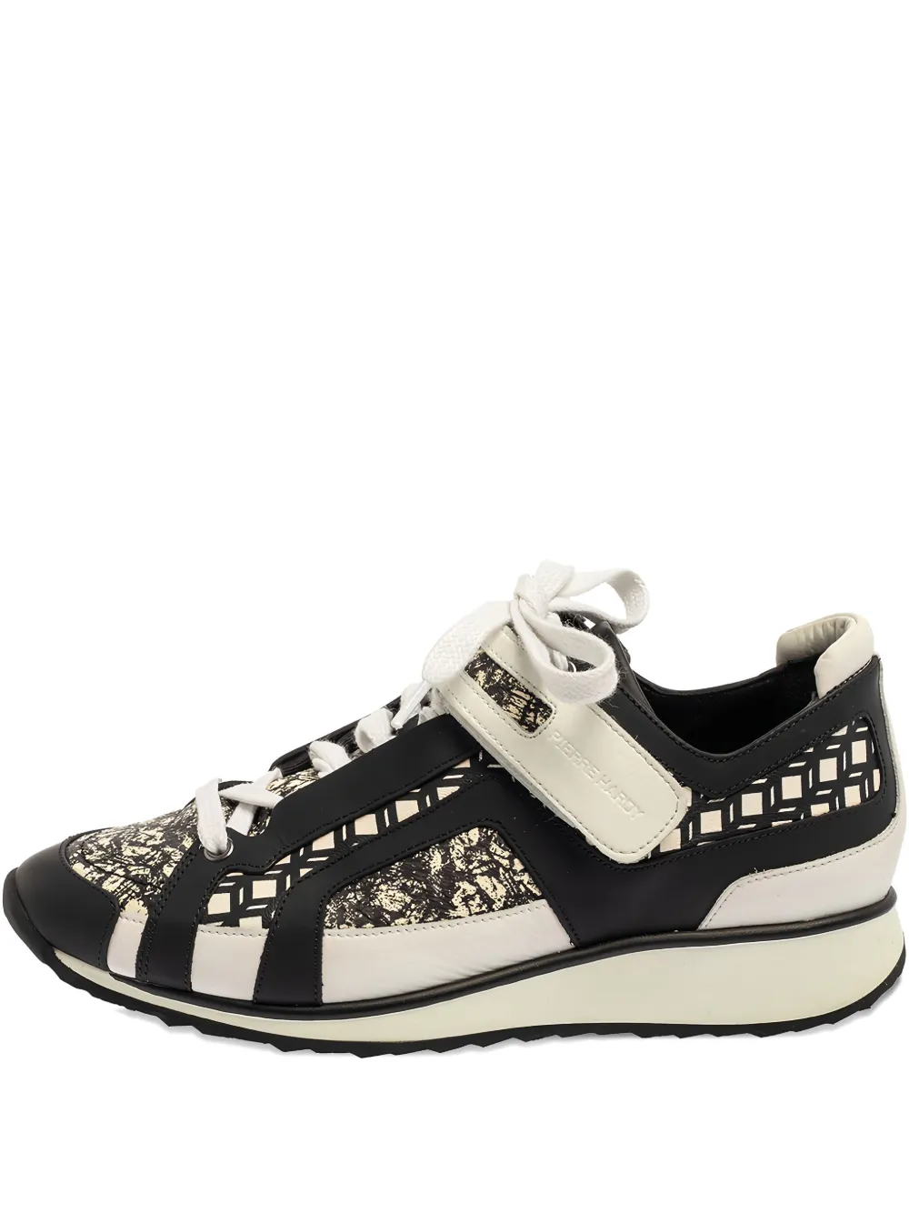 Pierre Hardy leather-python sneakers | Black | Image 1