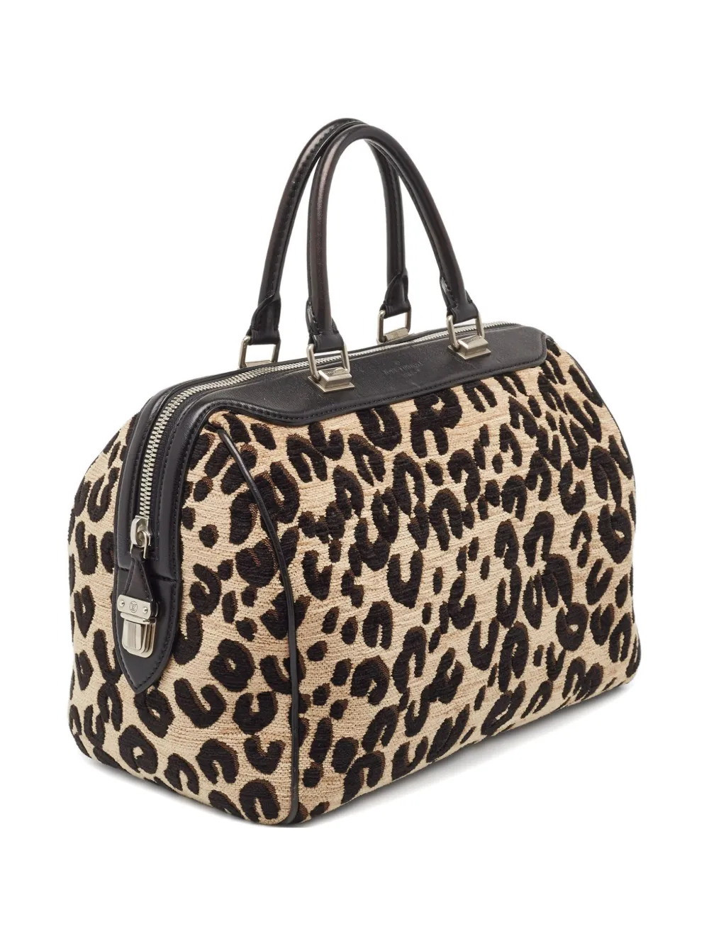 Louis Vuitton Pre-Owned Speedy leopard velvet tote bag | Pre-Owned | Image 2