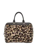 Louis Vuitton Pre-Owned Speedy leopard velvet tote bag - Neutrals