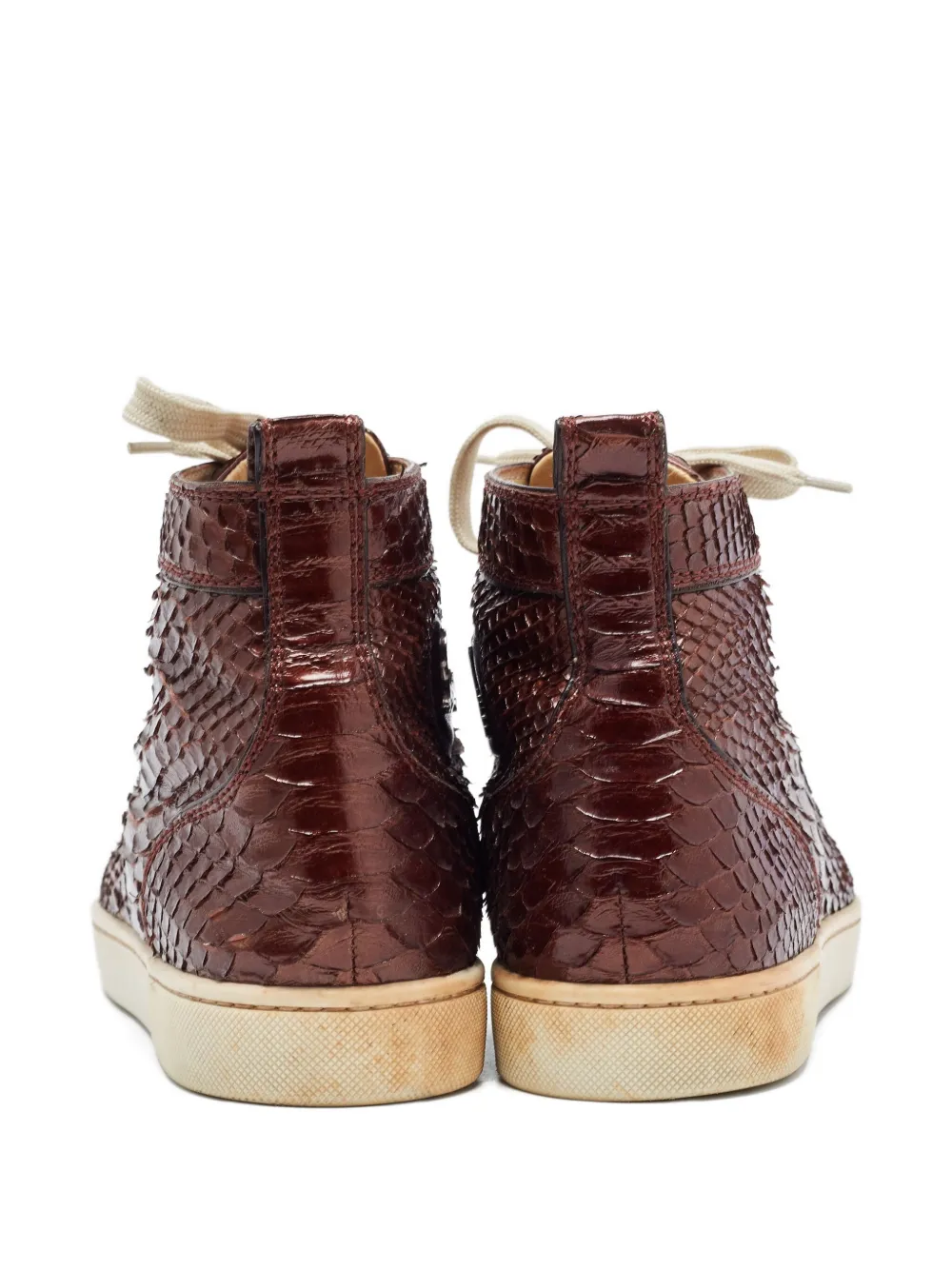 Christian Louboutin Pre-Owned Louis python-leather sneakers | Image 2