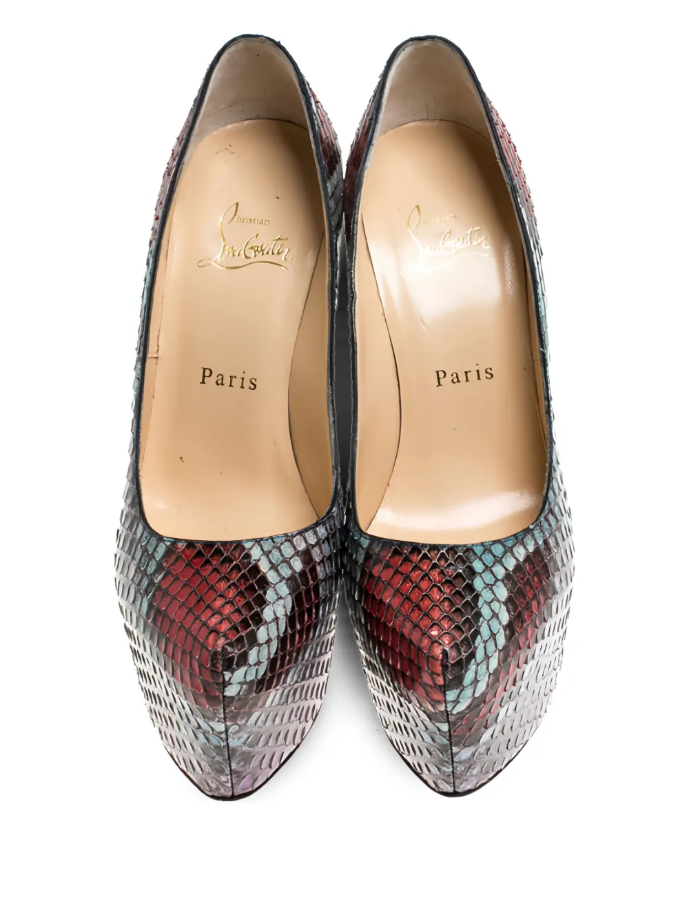 Christian Louboutin Pre-Owned python platform pumps | Image 2