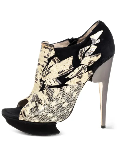 Nicholas Kirkwood 2023 suede booties