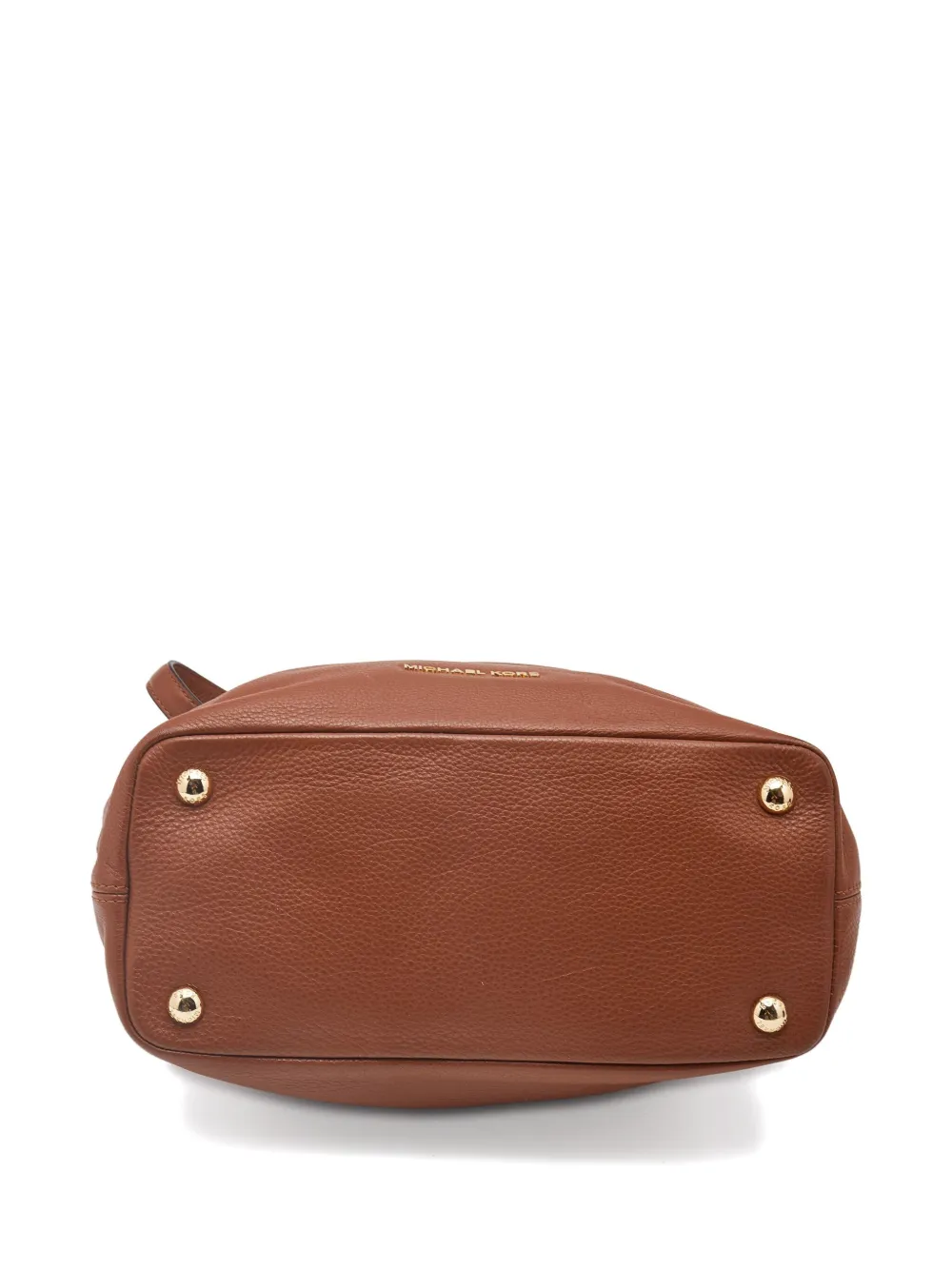 Pre-owned Michael Kors Vintage Brooke Leather Tote Bag In Brown