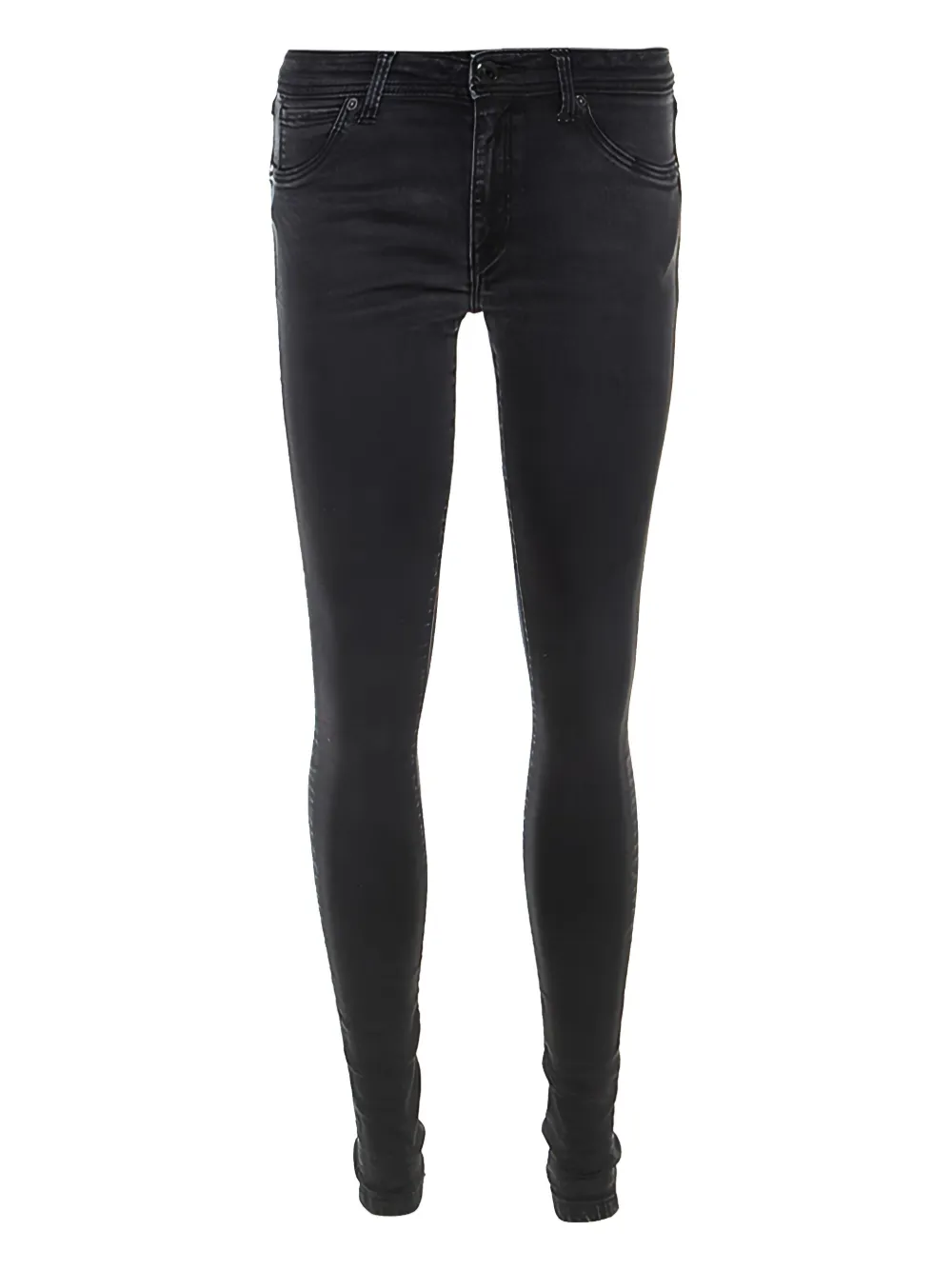 Burberry Pre-Owned Jeans skinny con cinque tasche - Grigio