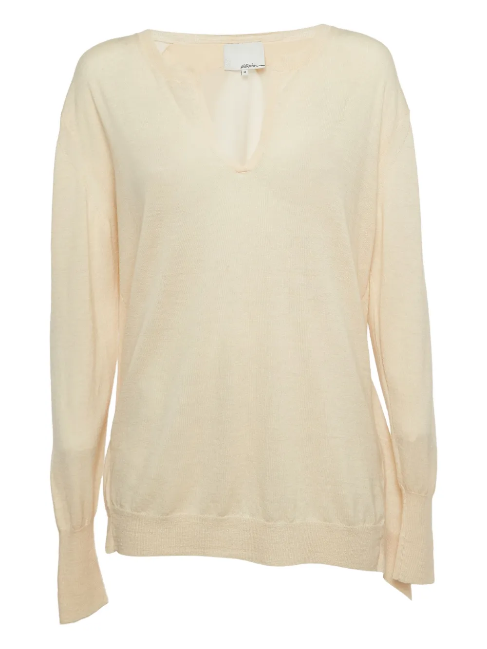 3.1 Phillip Lim 2024 open-back knit sweater | Neutrals | Image 1