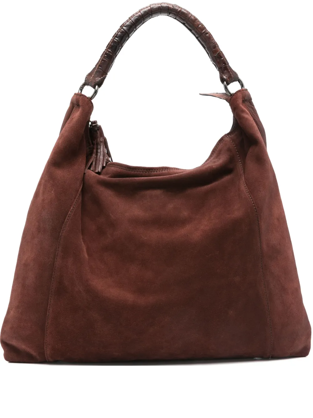 suede tote bag
