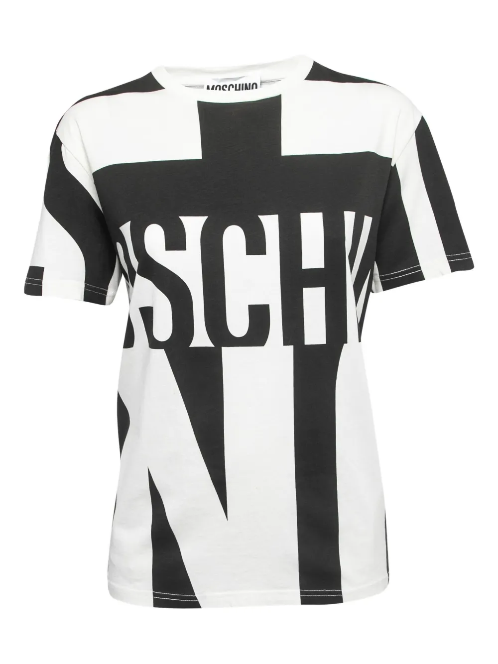 Moschino Pre-Owned logo-graphic T-shirt | Black | Image 1