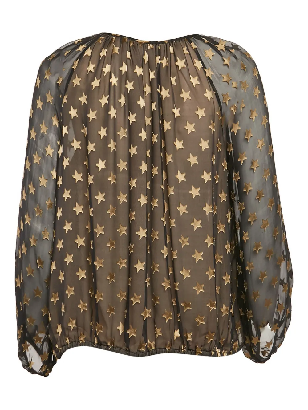 Diane Von Furstenberg Vintage star-jacquard silk-blend blouse | Image 2