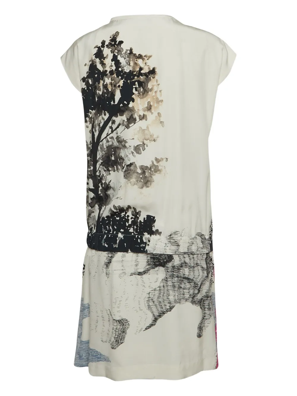 DVF Diane von Furstenberg Pre-owned jurk verfraaid met pailletten - Wit