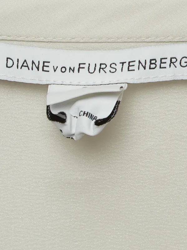 diane von furstenberg white sequin dress Diane Von Furstenberg Joaquin Sequined Maxi Dress - Beige - 30% Off