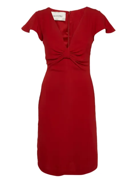 Valentino Pre-Owned vestido manga corta con moño
