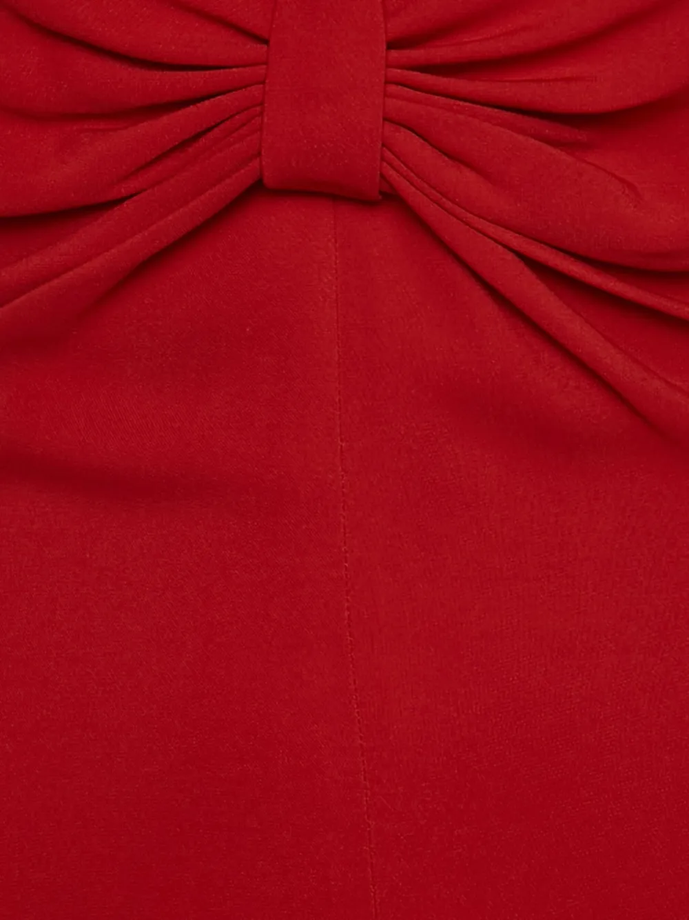 Valentino Pre-Owned Jurk met kapmouwen en strip - Rood