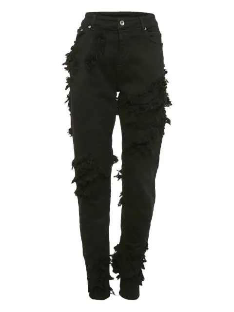 Rick Owens Vintage frayed-details jeans