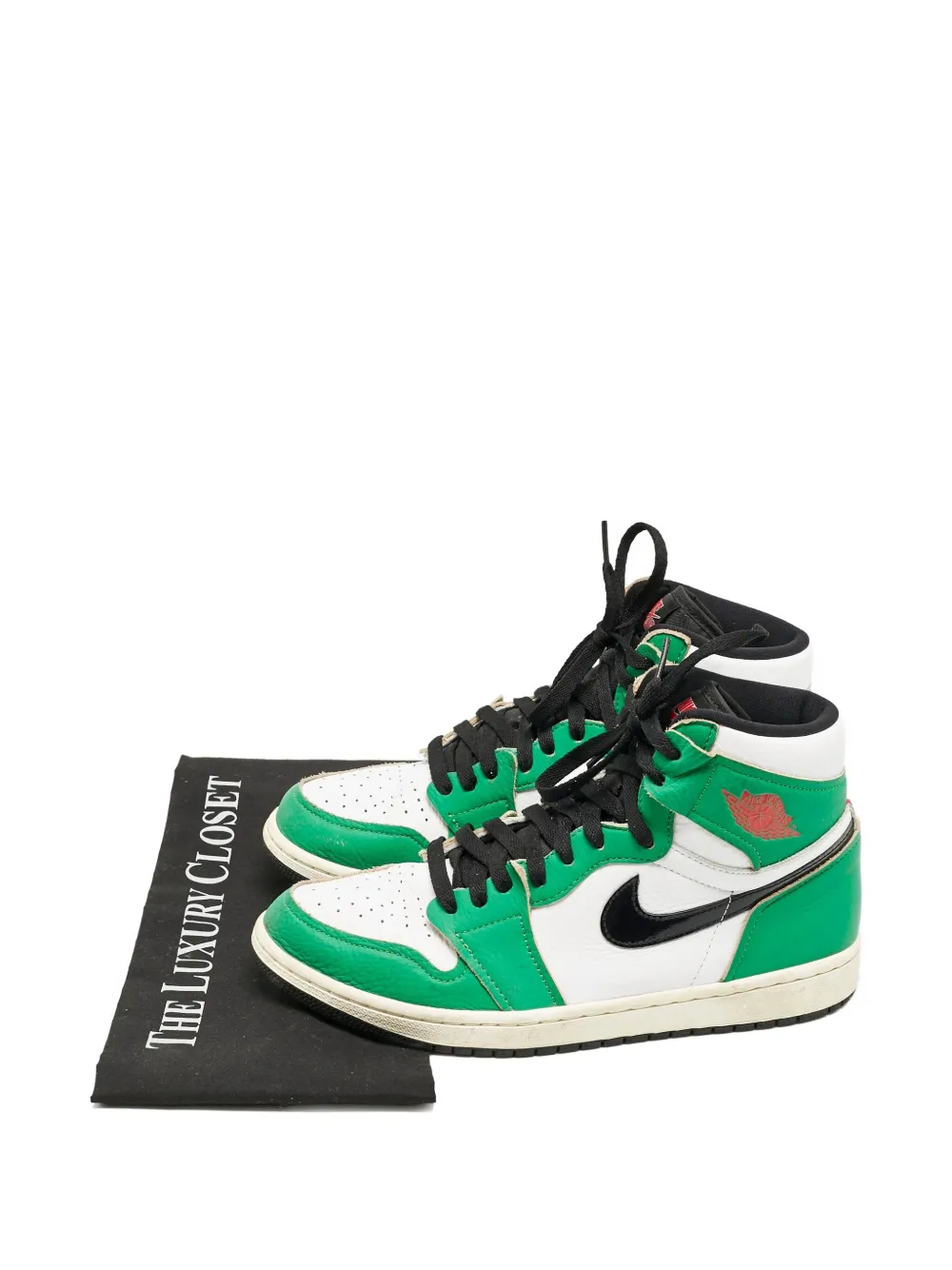 Pre-owned Jordan Air  1 Sneakers In Green