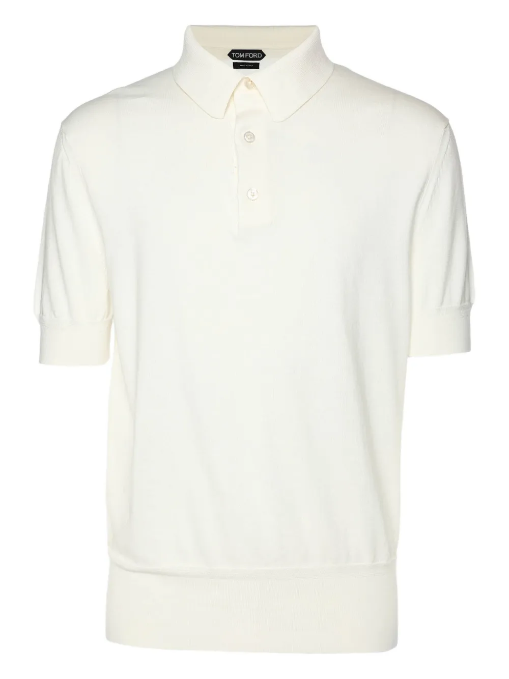 Tom Ford Vintage 2024 knit polo shirt | Neutrals | Image 1
