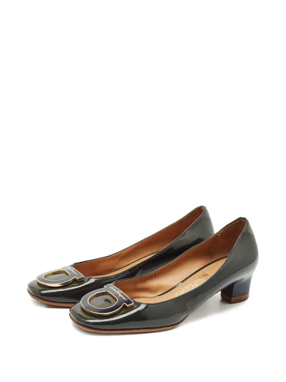 Ferragamo Pre-Owned 1145340 Green - Zwart