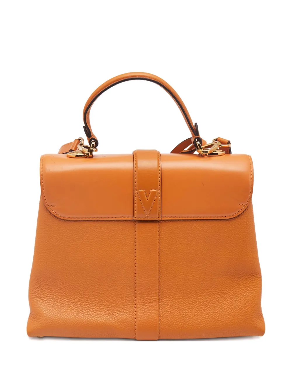 Pre-owned Louis Vuitton Rose Des Vents Two-way Handbag In Orange