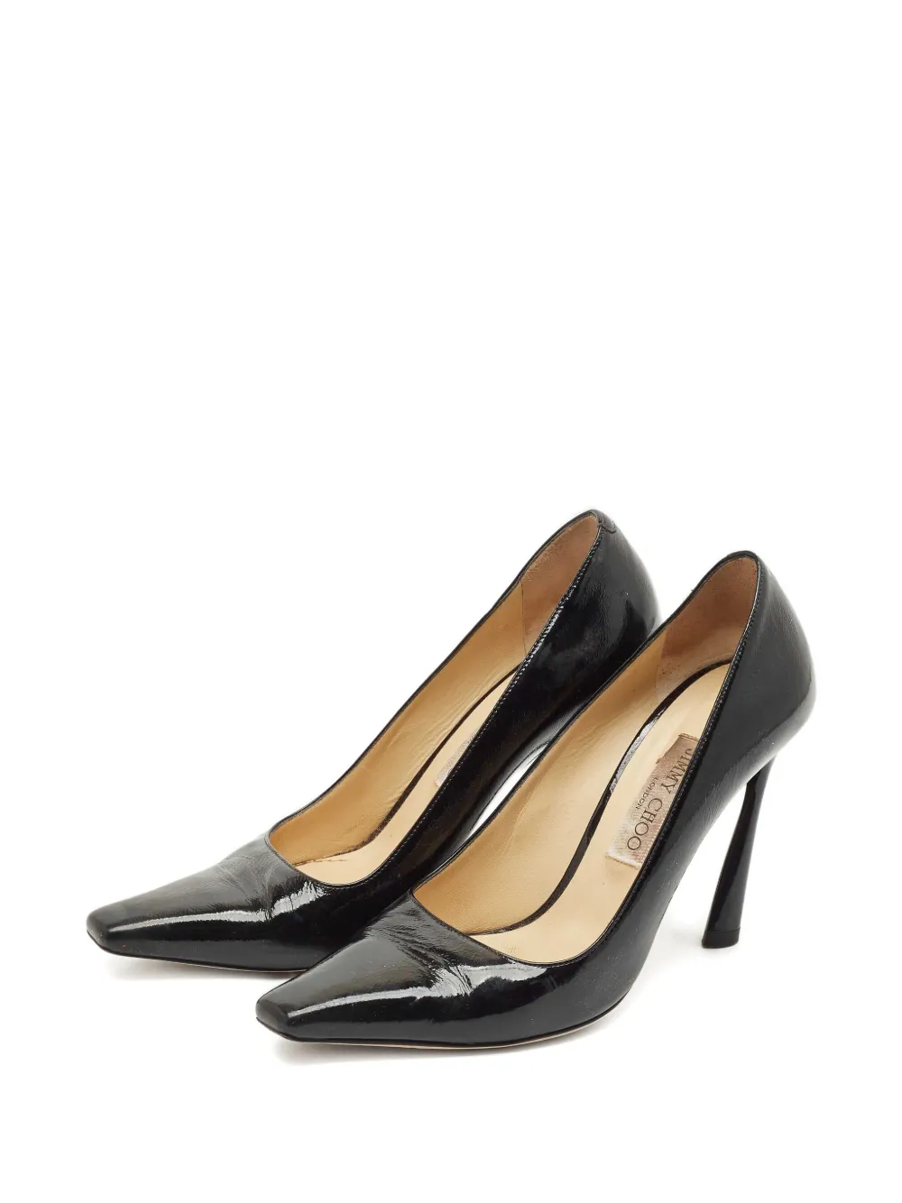 Jimmy Choo Pre-Owned Pumps met lakleer hak - Zwart