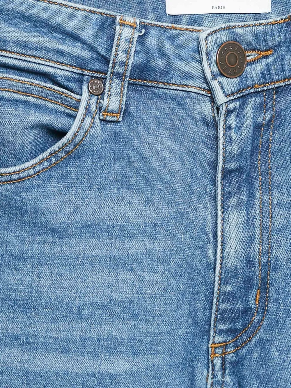 SANDRO Jeans met knoopsluiting - Blauw