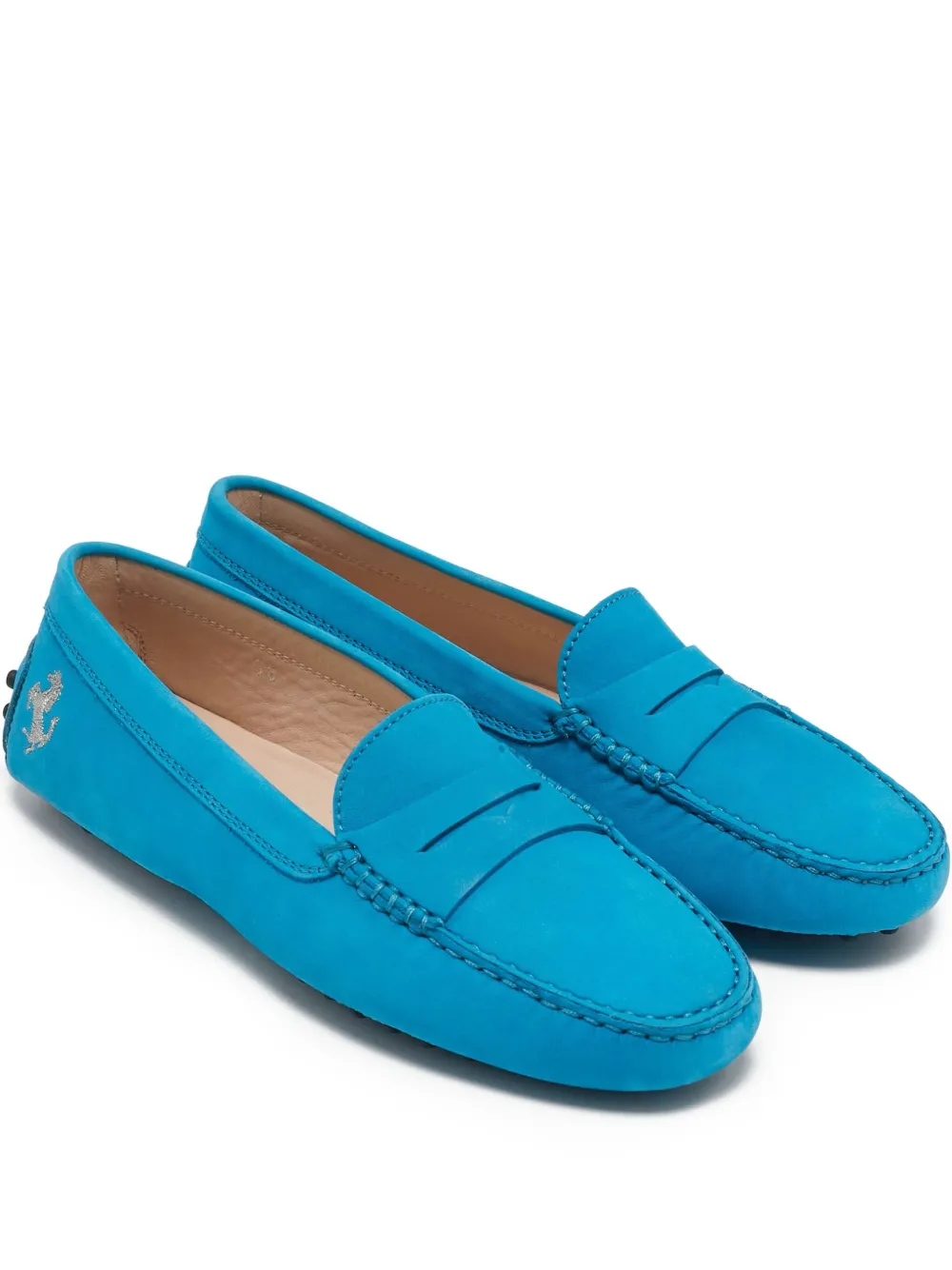 Tod's Vintage x Ferrari Penny-Loafer - Blau