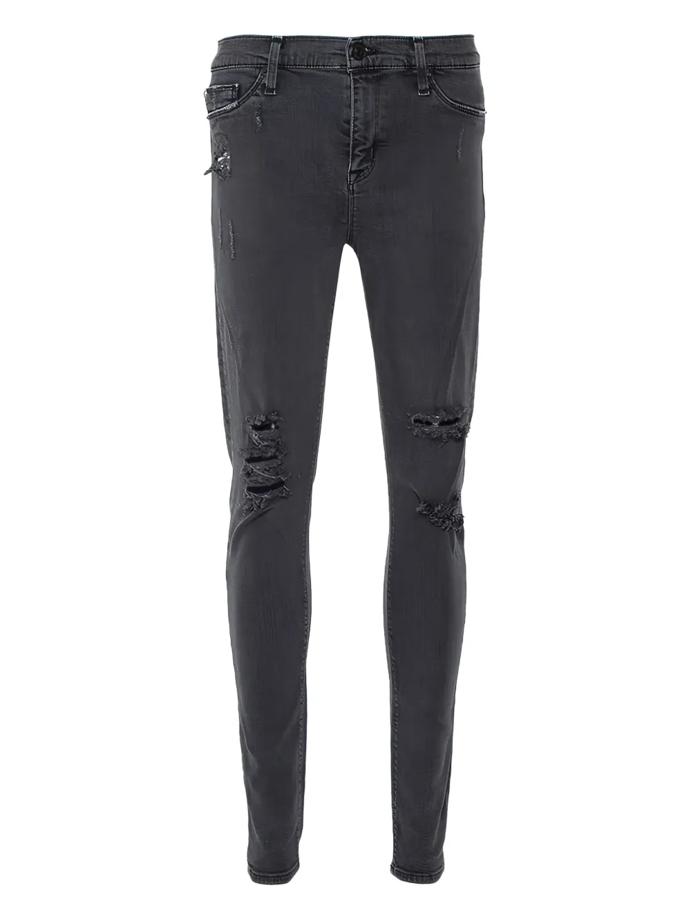Hudson Jeans dritti effetto vissuto - Grigio