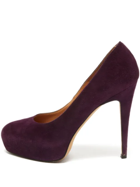 Brian Atwood zapatillas de gamuza con plataforma de 125mm