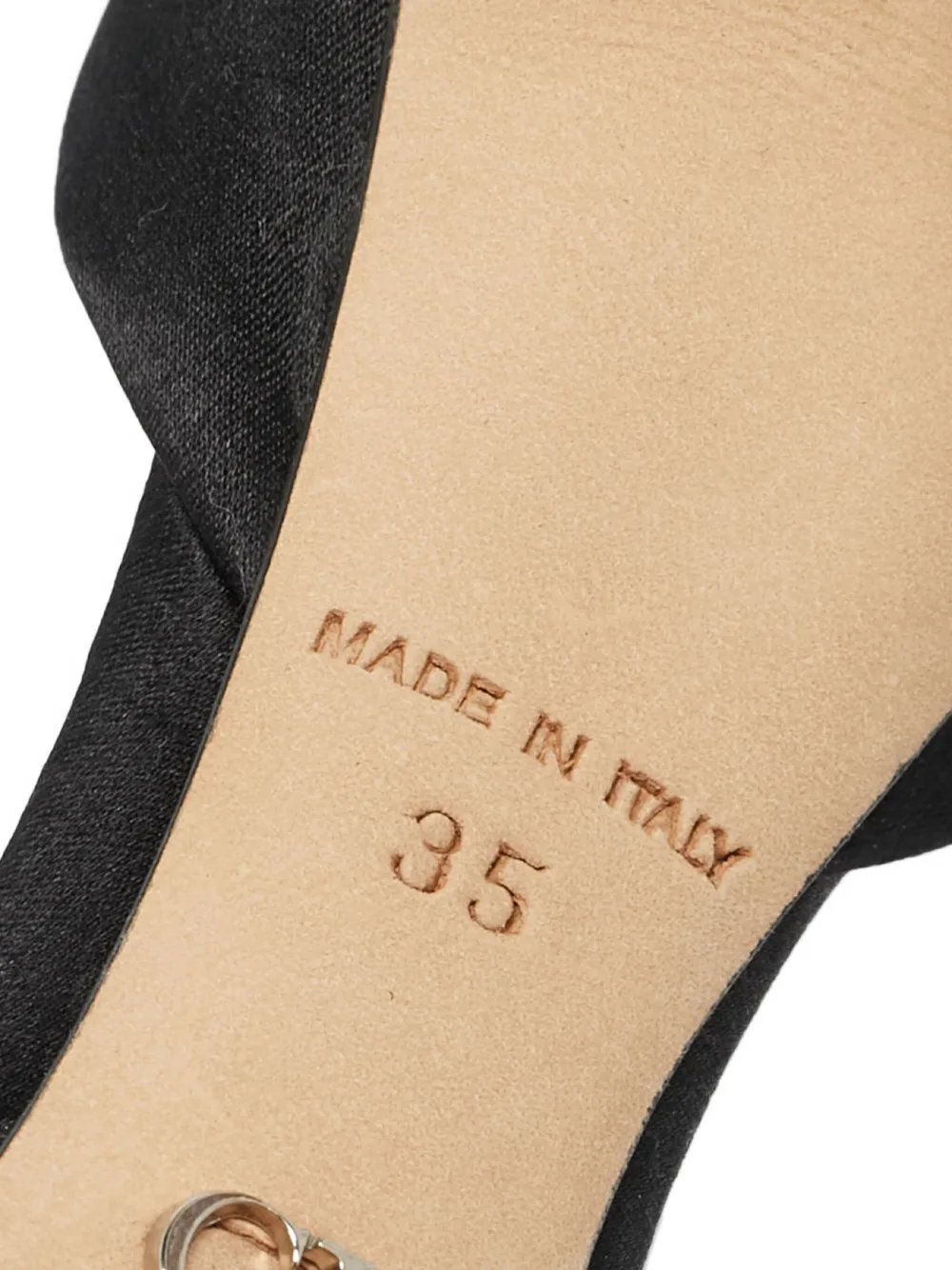 Pre-owned Dior 100mm Bow-detail Satin Pumps In Black