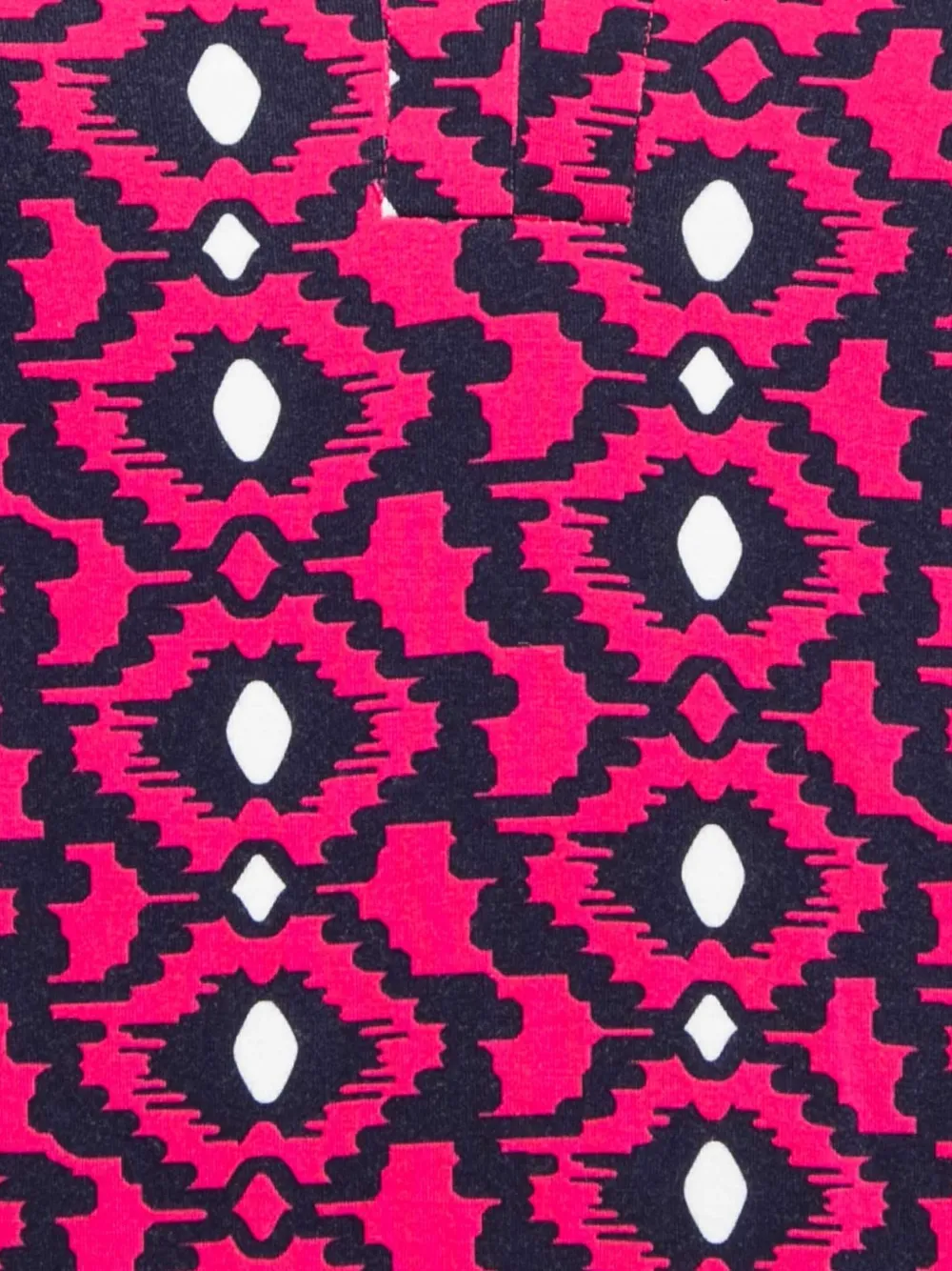 Pre-owned Diane Von Furstenberg Vintage Geometric-print Dress In Pink