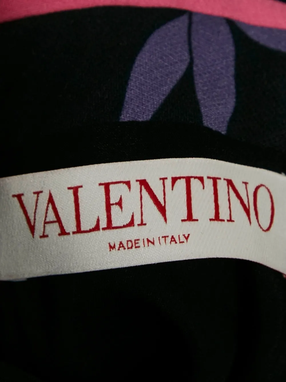 Pre-owned Valentino Floral-print Set (set Of Two) In Black