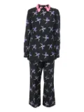 Valentino Pre-Owned floral-print set (set of two) - Black