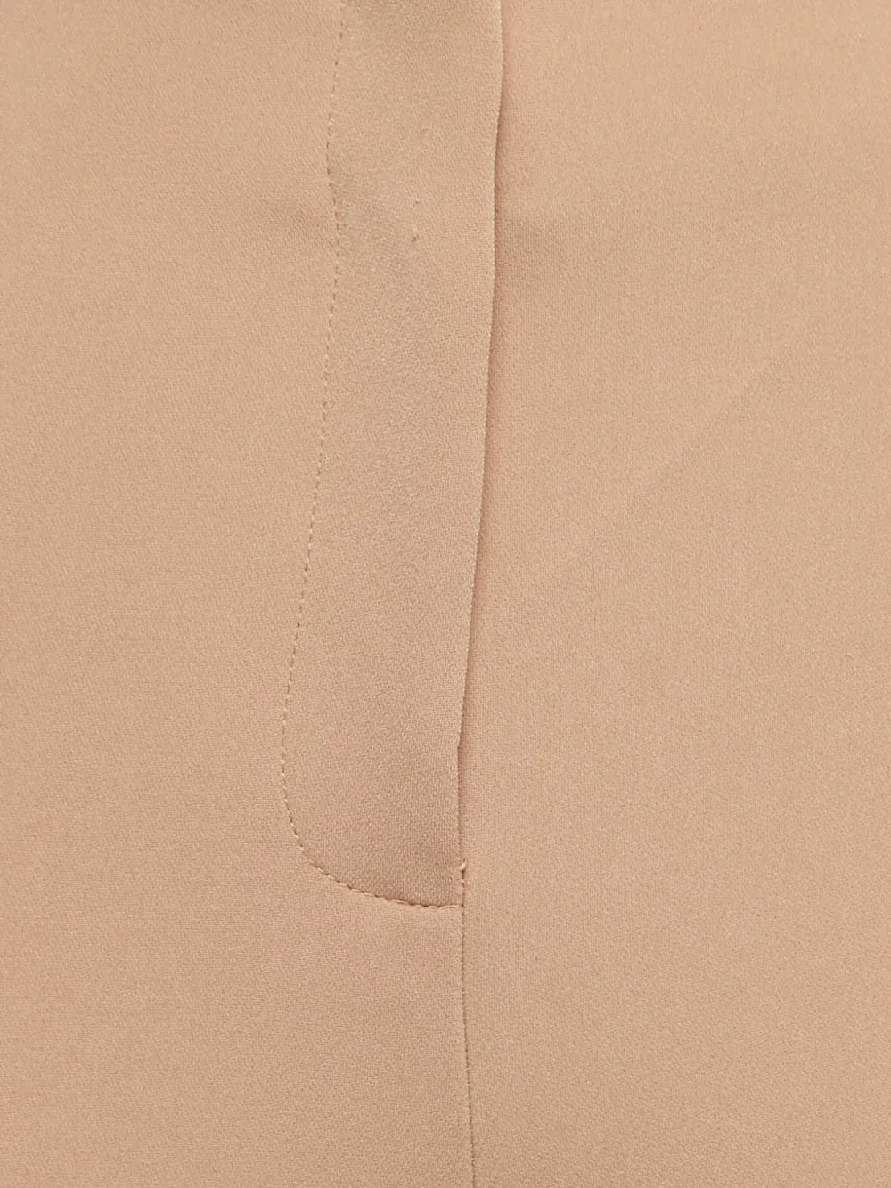 Pre-owned Diane Von Furstenberg Vintage Pressed-crease Trousers In Neutral