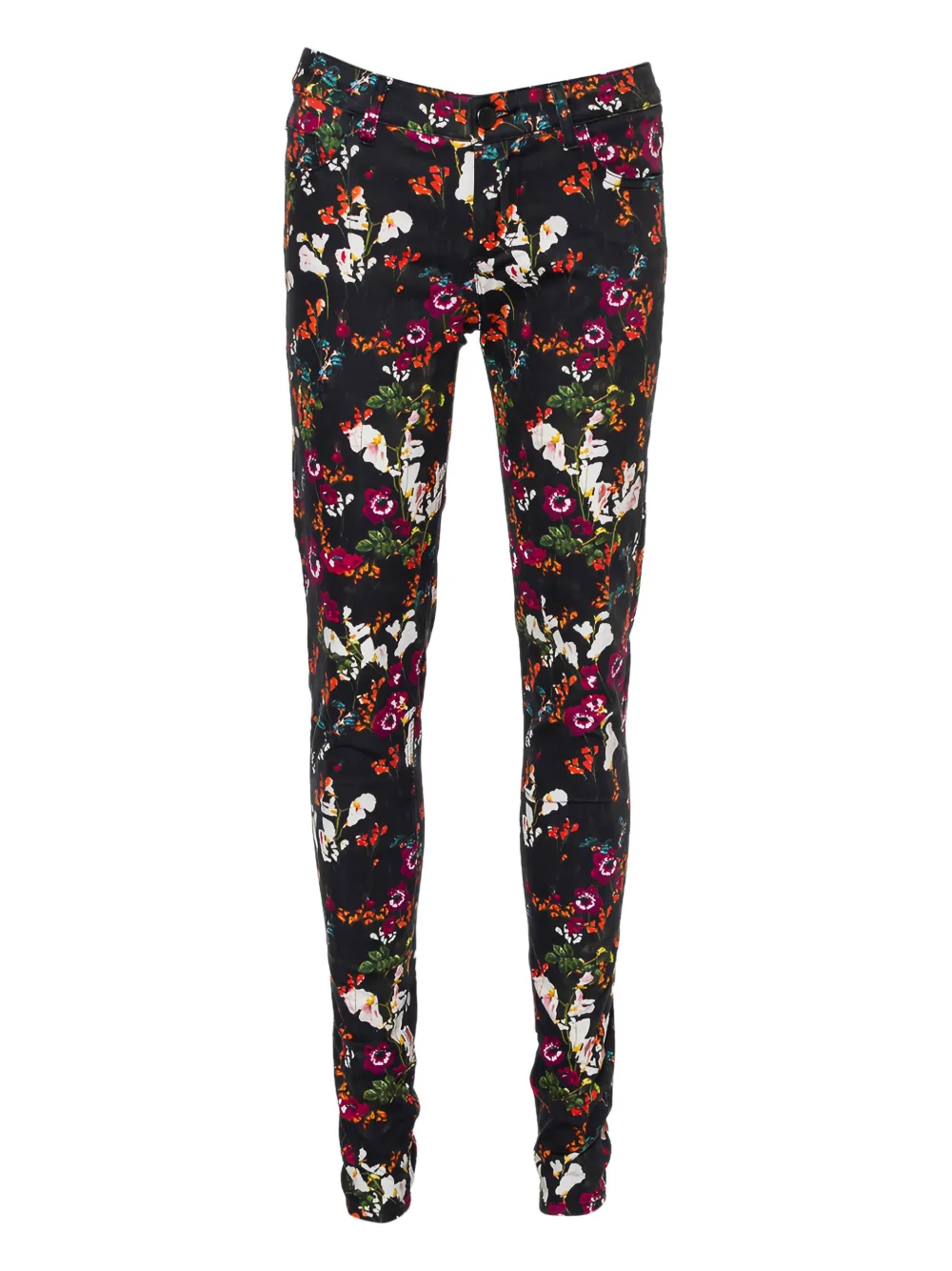 alice + olivia Pantaloni a fiori - Nero