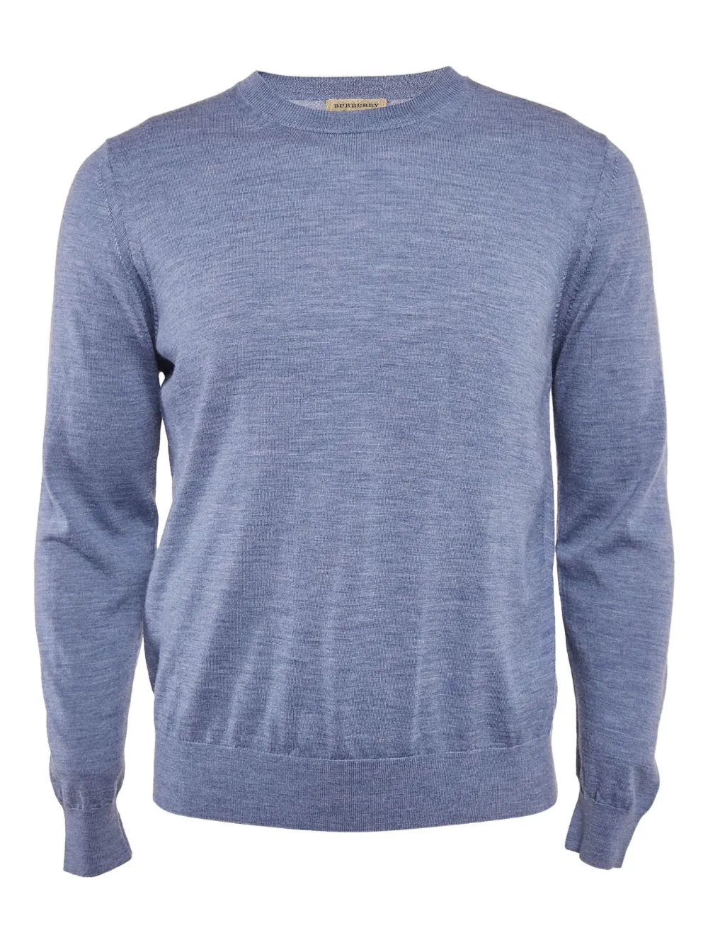 Pre-owned Burberry Merino-wool Sweater In Blue