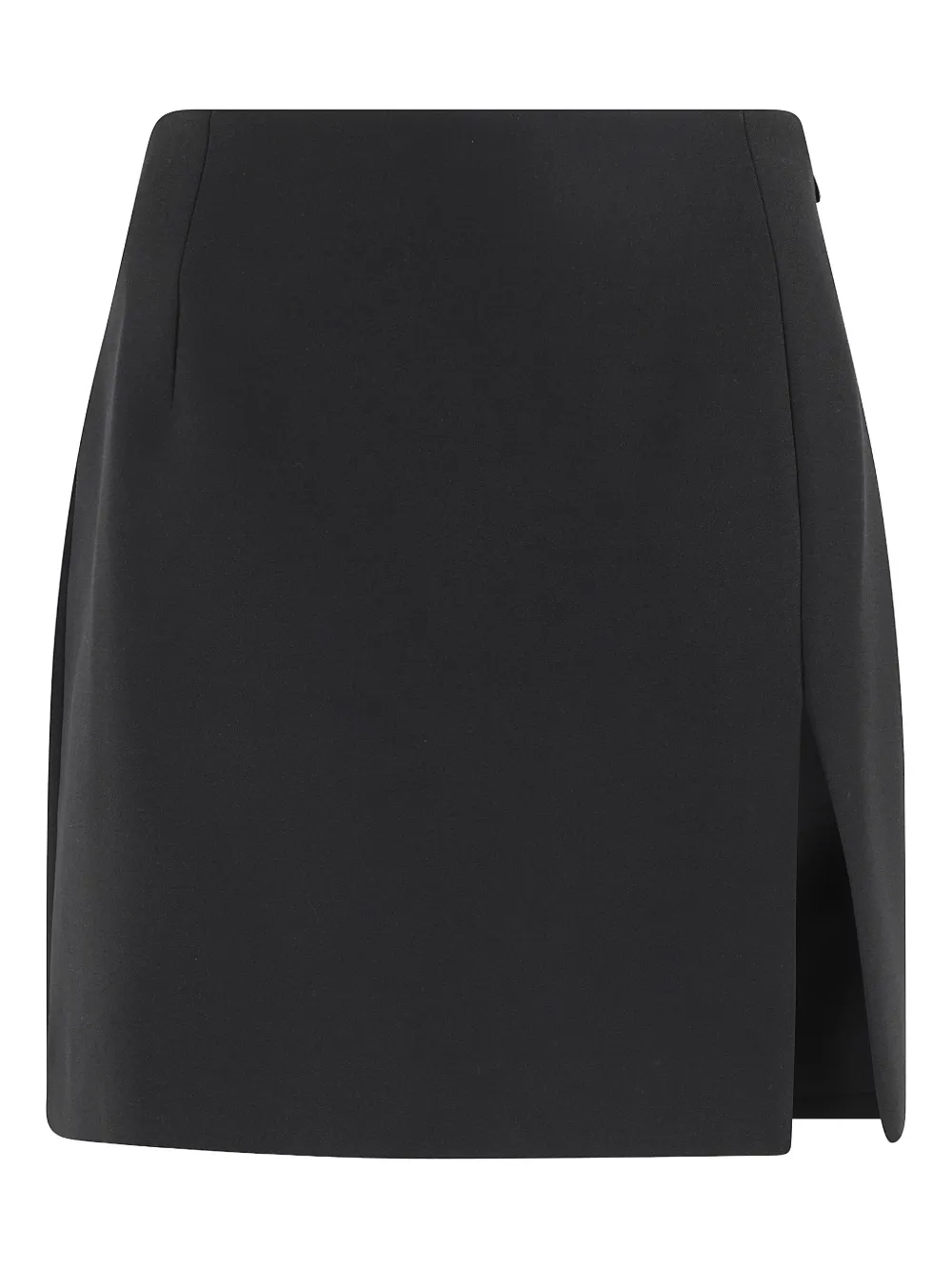 THE ANDAMANE side-split straight skirt | Black | Image 1