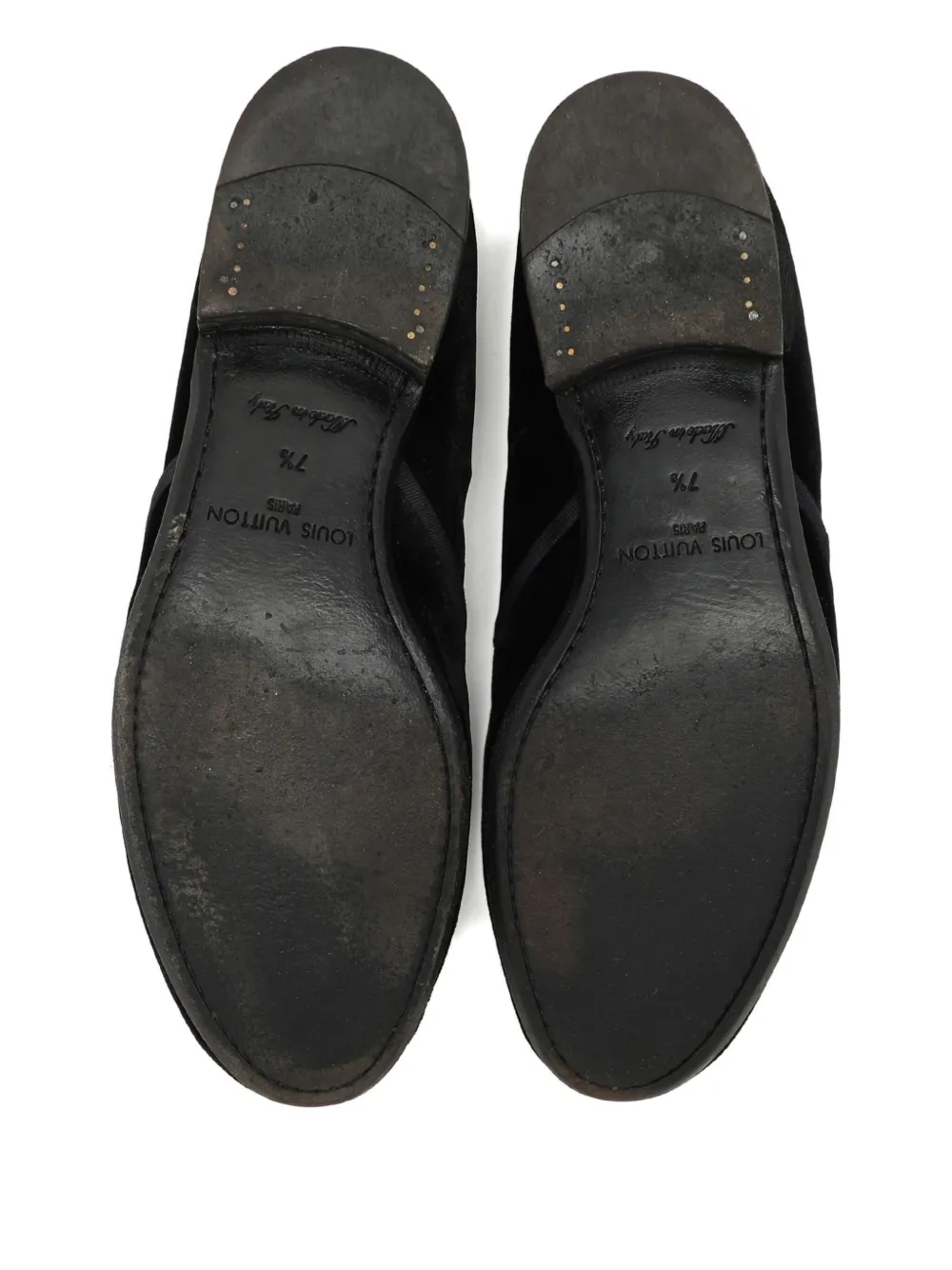 Louis Vuitton Pre-Owned mocassins en velours à broderie | Image 2