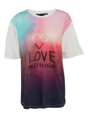 Moschino モスキーノ オーバーサイズ Tシャツ | ピンク | FARFETCH JP