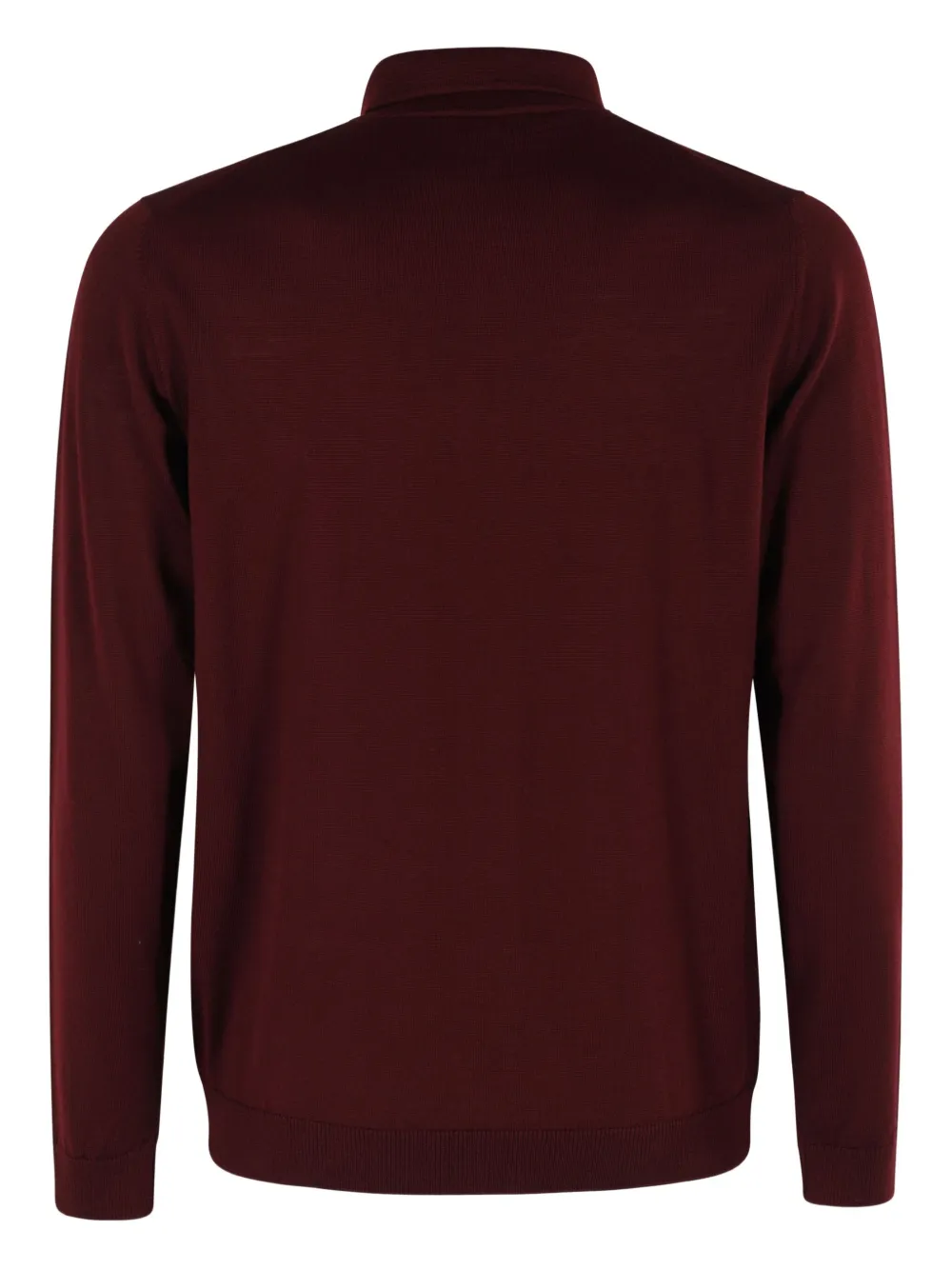 Roberto Collina long-sleeve polo shirt - Rood