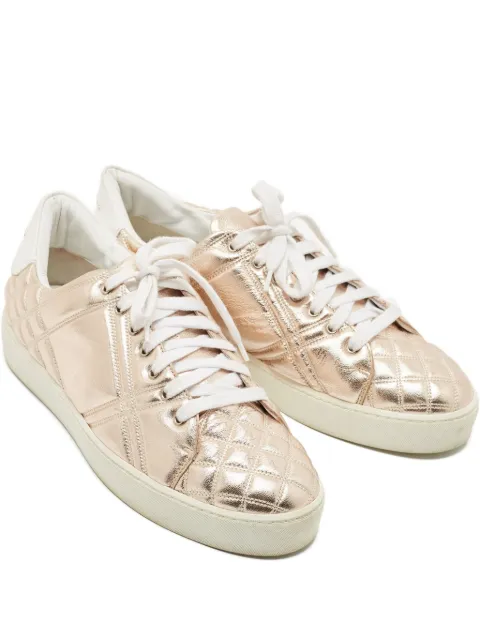 Burberry Pre-Owned quilted leather sneakers