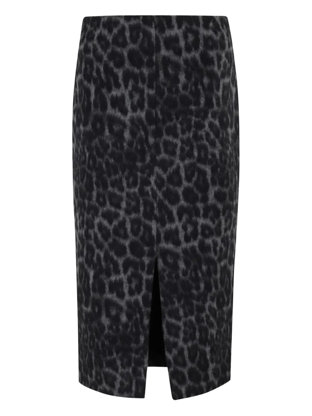 Federica Tosi leopard-print pencil skirt - Grijs