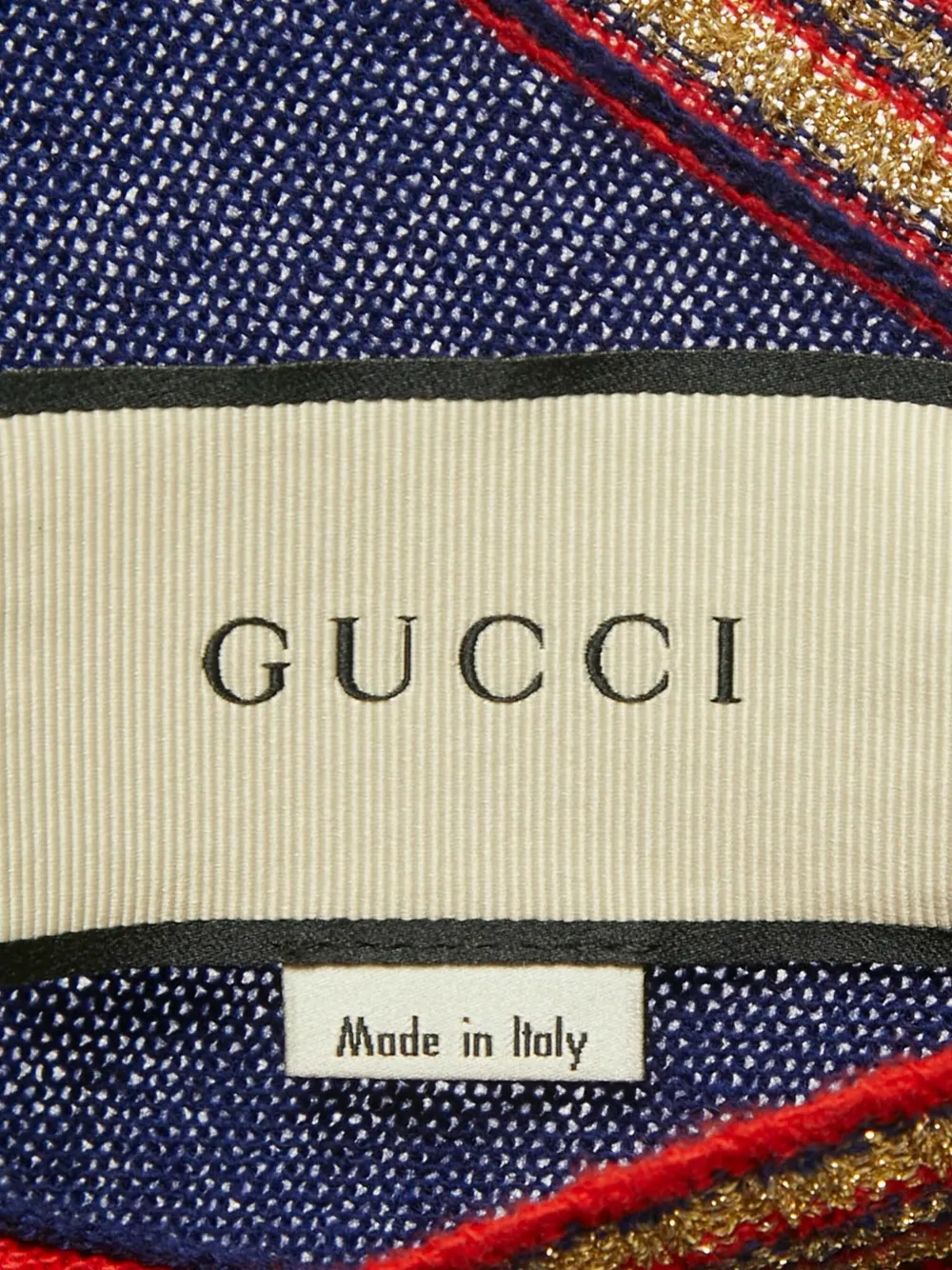Gucci Pre-Owned 2023 Cube-intarsia jumper | Image 2