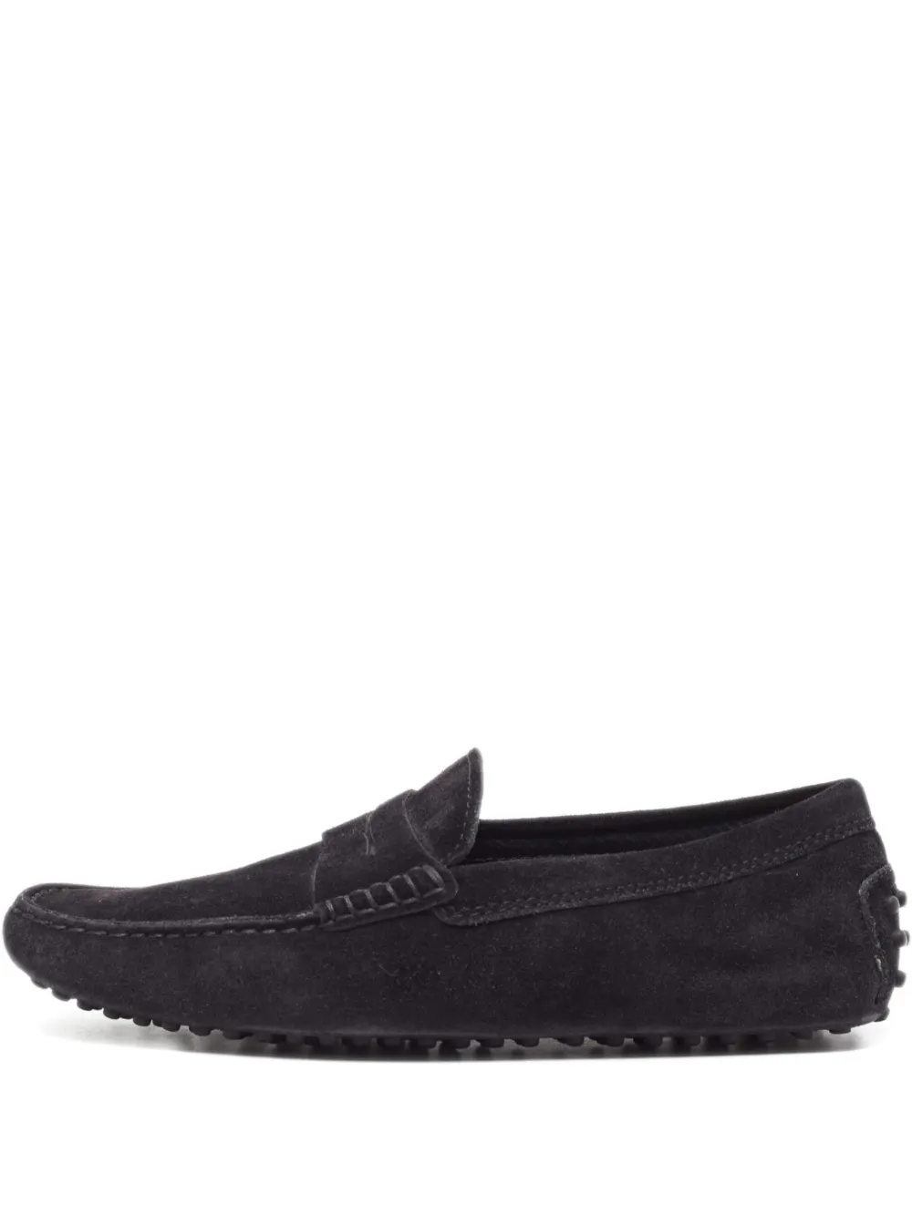 Tod's Vintage mocassins en daim | noir | Image 1