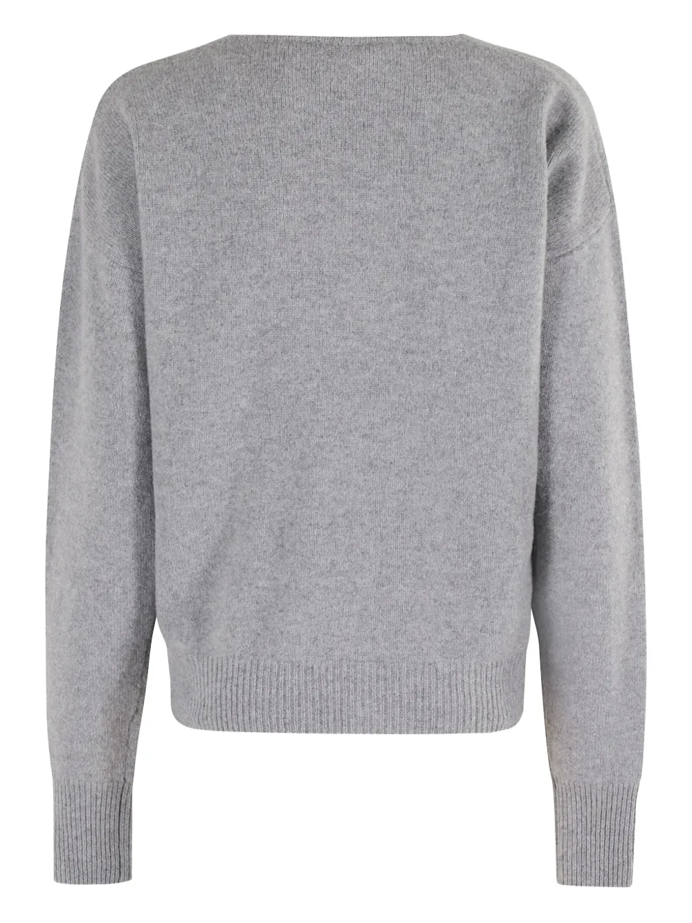 Federica Tosi crossover long-sleeves sweater Grijs