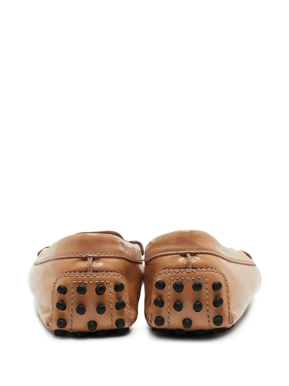 Tod's Vintage Leren loafers - Beige