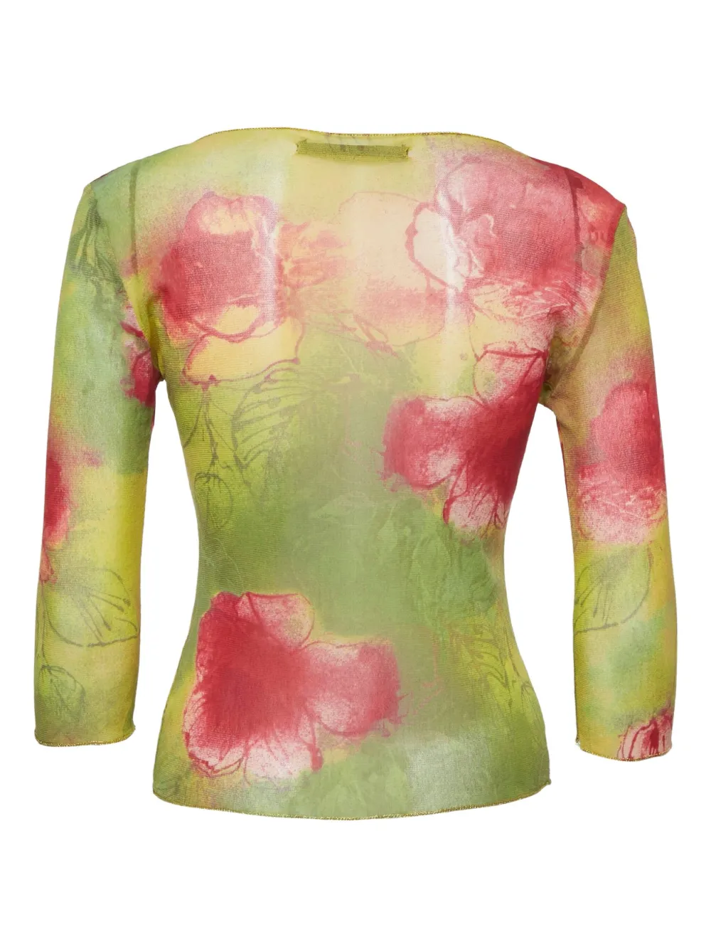 Cavalli Class floral long-sleeve t-shirt | Image 2