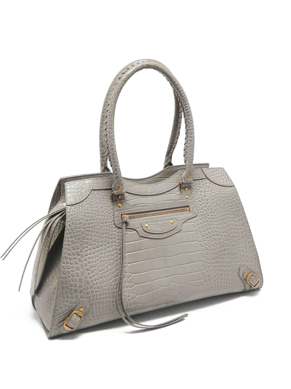 Balenciaga Pre-Owned 2024 ネオ クラシック ハンドバッグ - グレー Balenciaga Pre-Owned 2024 ネオ クラシック ハンドバッグ - グレー