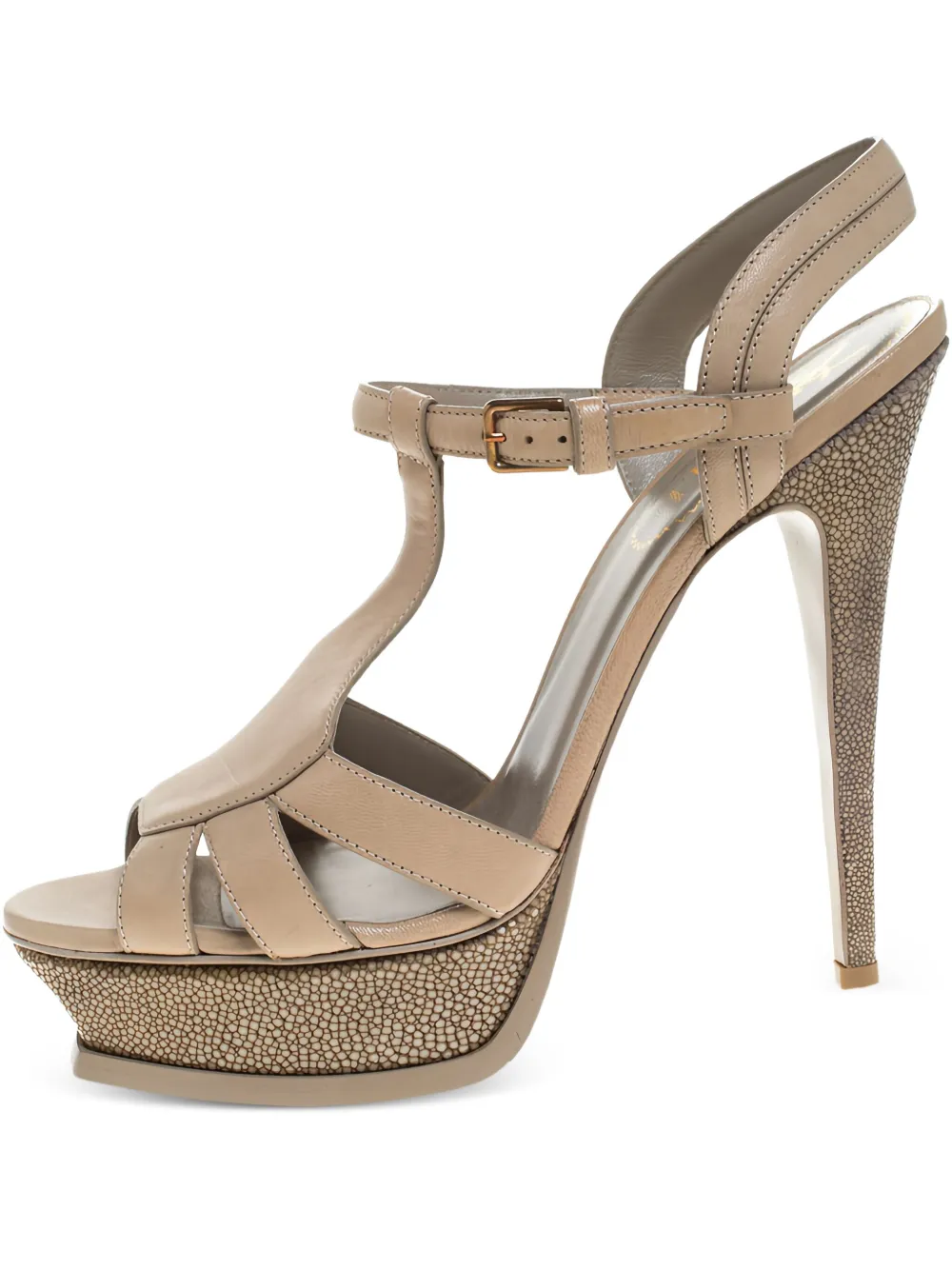 Saint Laurent Pre-Owned Sandalen mit Stechrochen | Nude | Image 1