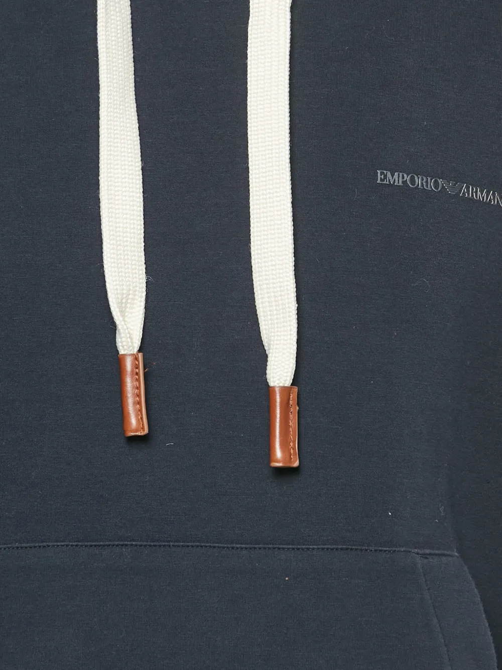 Pre-owned Emporio Armani Short-sleeve Hoodie In Blue