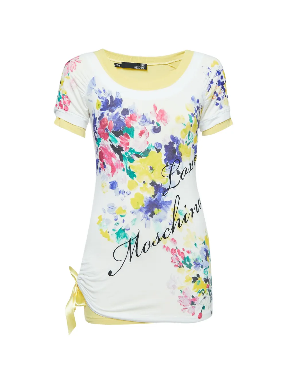 Moschino Pre-Owned Top con fiocco - Bianco