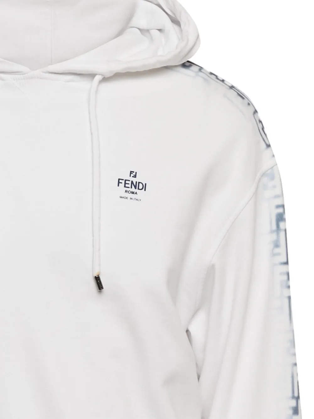 Fendi Pre-Owned cotton FF-logo hoodie | Image 2