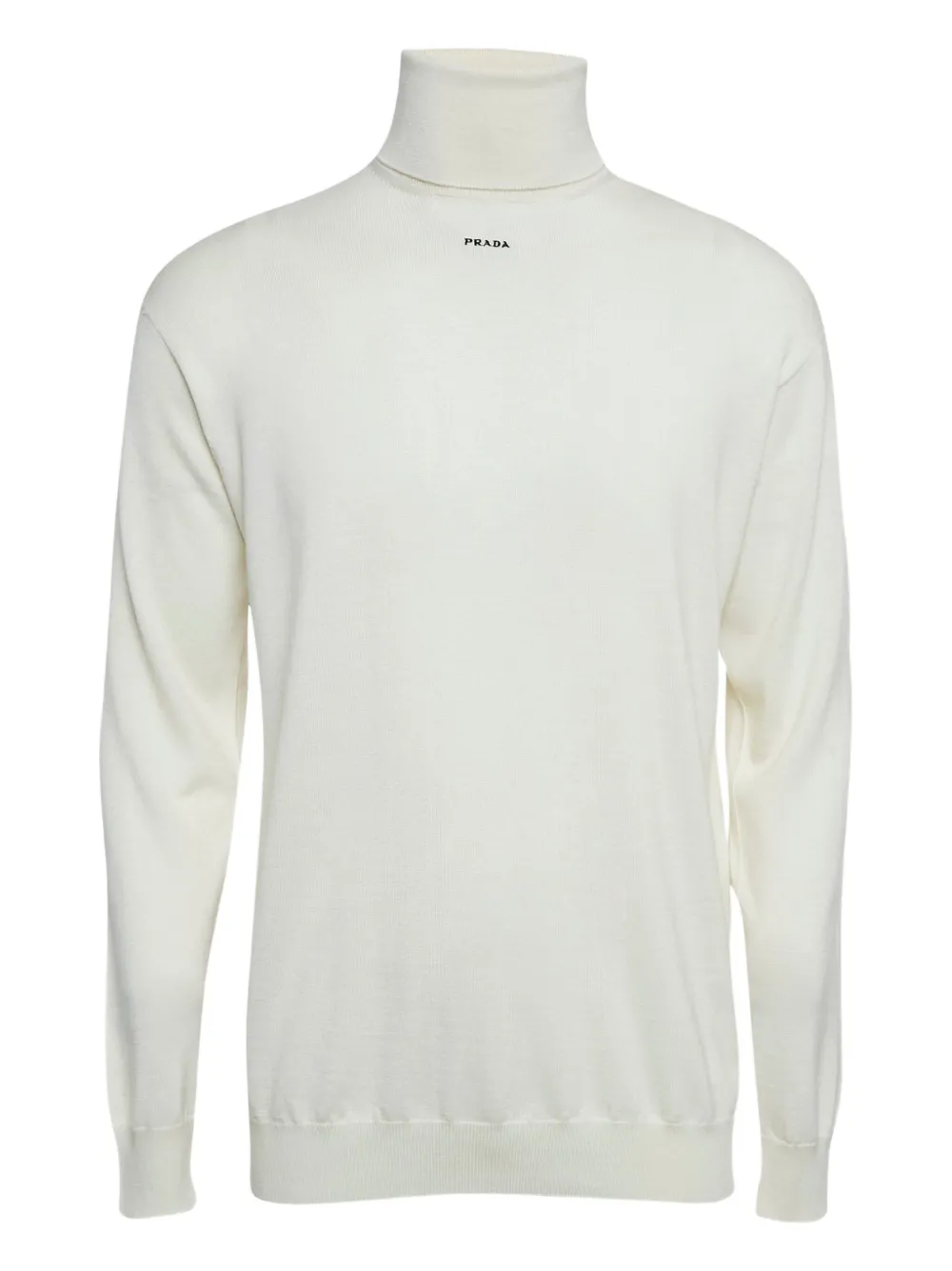 Prada Pre-Owned high-neck cashmere sweater | White | Image 1